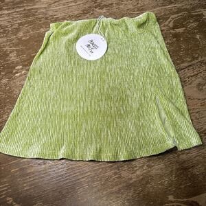 Princess polly lime green velvet